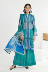 3 Piece Unstitched Printed Lawn Suit SD-42138
