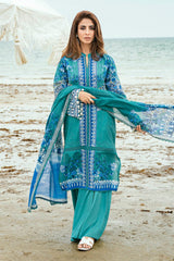 3 Piece Unstitched Printed Lawn Suit SD-42138