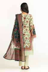 3 Piece Unstitched Printed Lawn Suit SD-42150