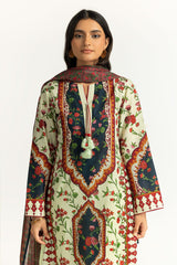 3 Piece Unstitched Printed Lawn Suit SD-42150