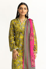 3 Piece Unstitched Printed Lawn Suit SD-42156