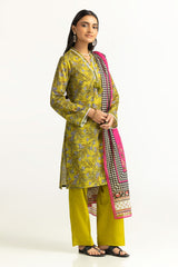 3 Piece Unstitched Printed Lawn Suit SD-42156