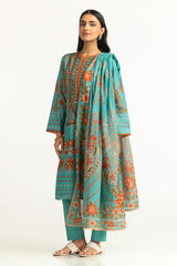 3 Piece Unstitched Printed Lawn Suit SD-42157