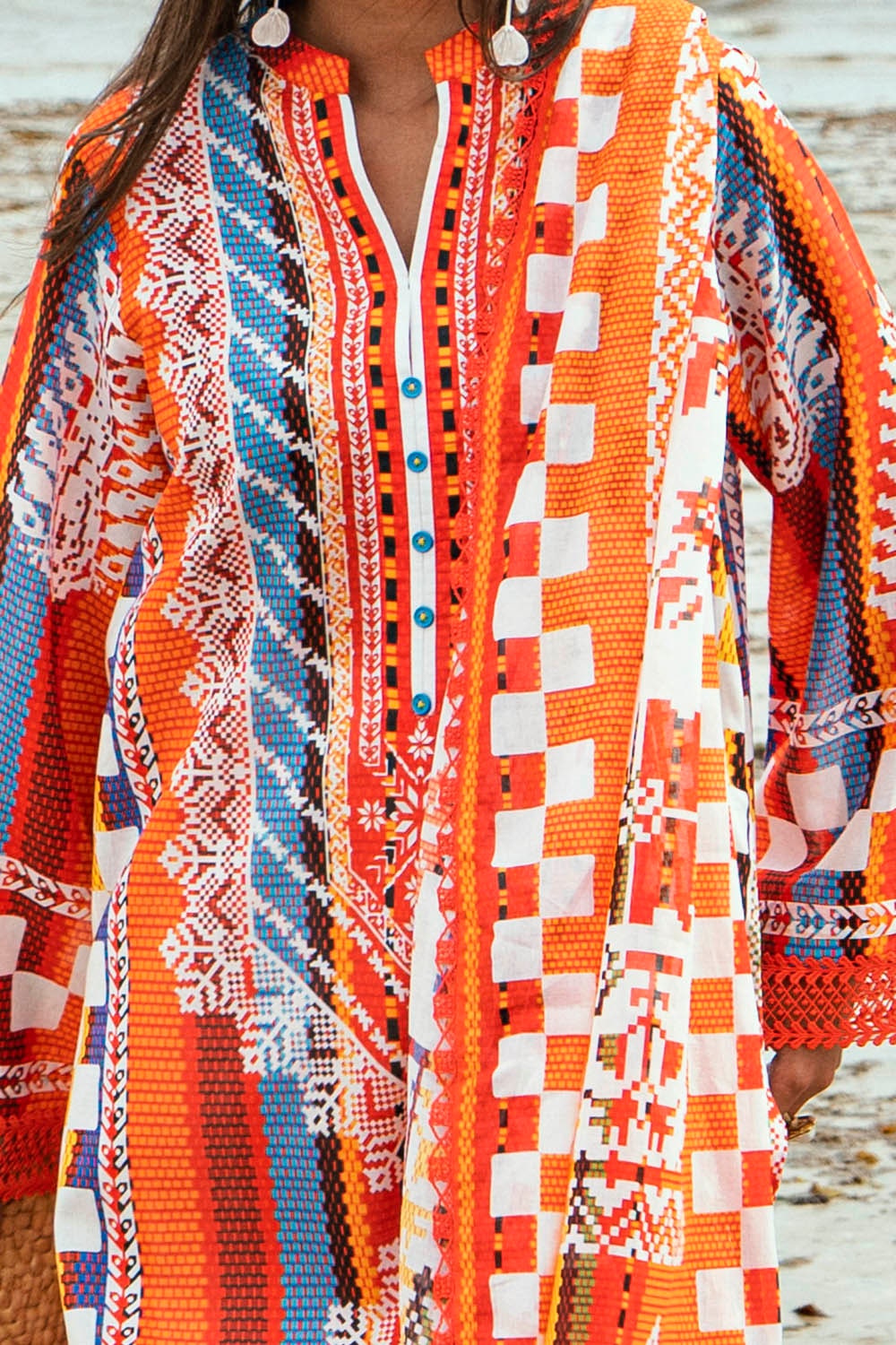 3 Piece Unstitched Printed Lawn Suit SD-42158