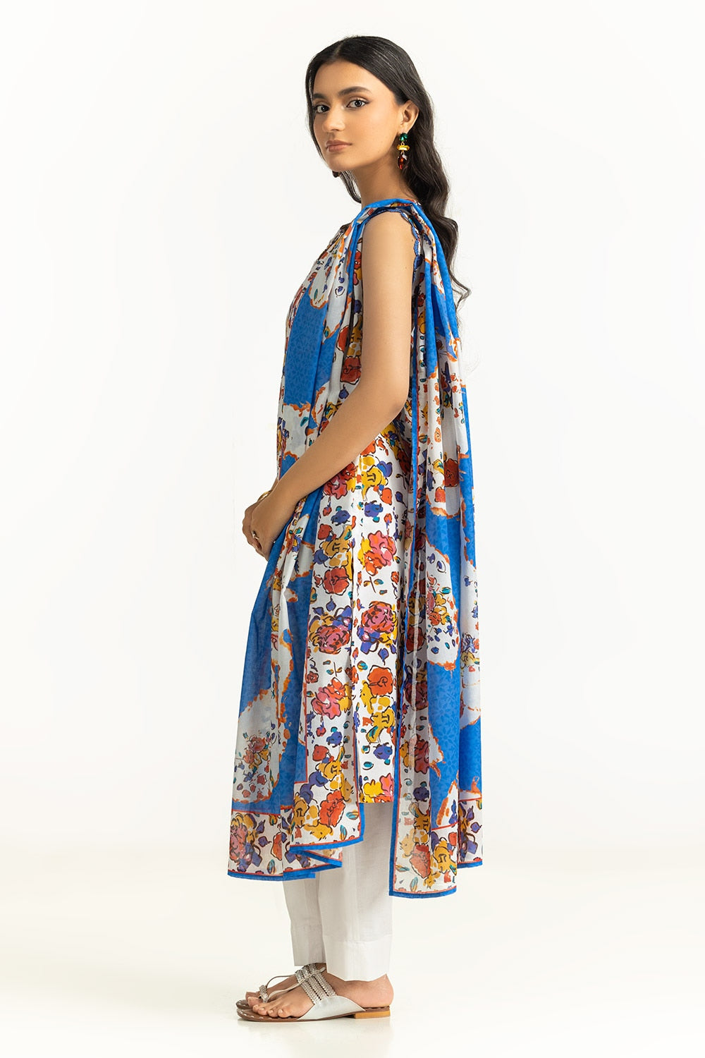 3 Piece Unstitched Printed Lawn Suit SD-52003