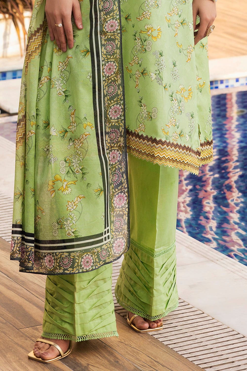 3 Piece Unstitched Printed Lawn Suit SD-52057