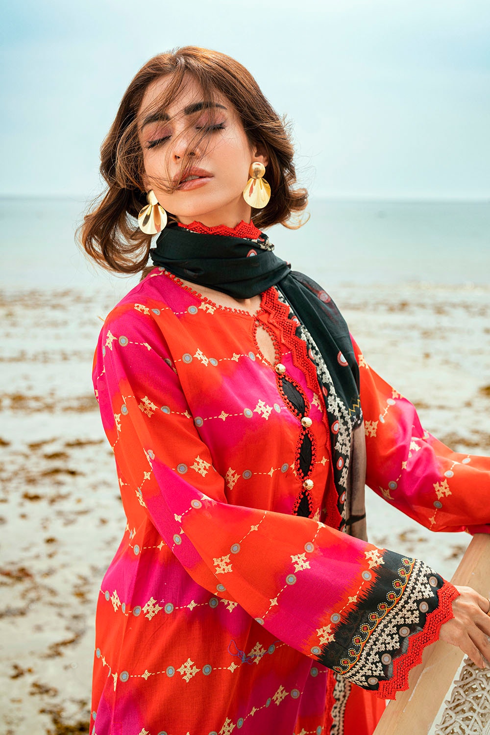 3 Piece Unstitched Printed Lawn Suit SD-52072