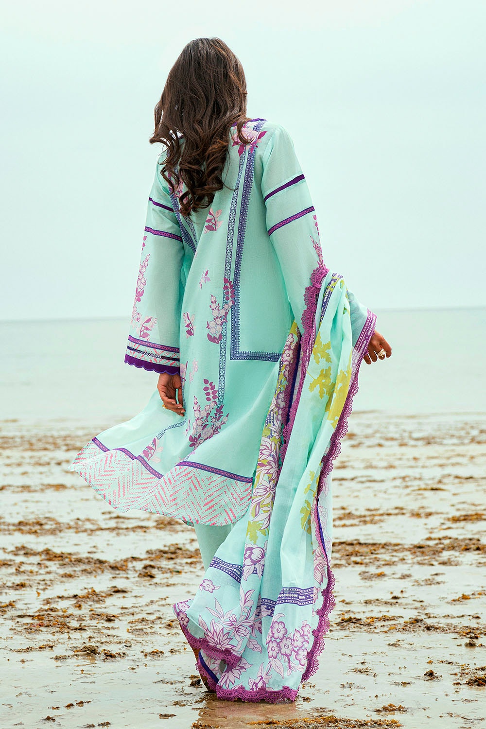 3 Piece Unstitched Printed Lawn Suit SD-52073