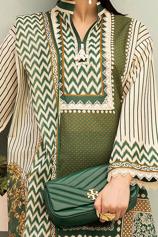 3 Piece Unstitched Printed Lawn Suit SD-52102