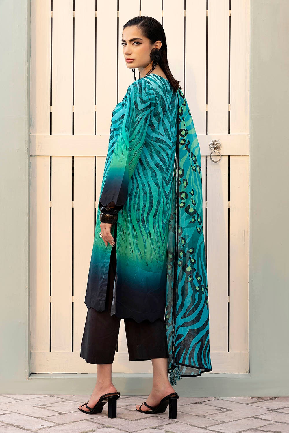 3 Piece Unstitched Printed Lawn Suit
