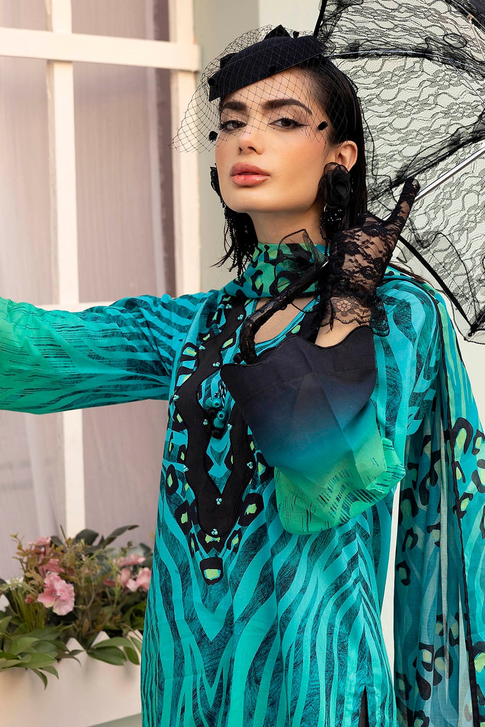 3 Piece Unstitched Printed Lawn Suit