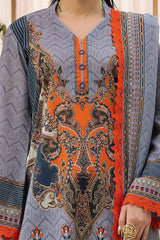 3 Piece Unstitched Printed Lawn Suit SD-52105