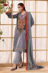 3 Piece Unstitched Printed Lawn Suit SD-52105