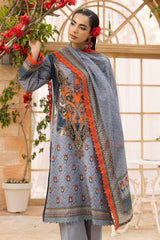 3 Piece Unstitched Printed Lawn Suit SD-52105