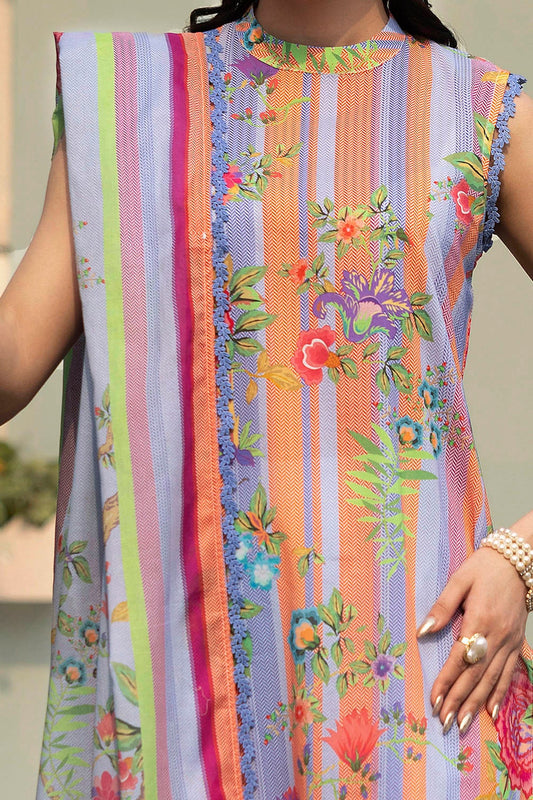 3 Piece Unstitched Printed Lawn Suit SD-52108