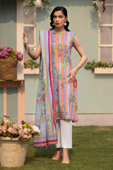 3 Piece Unstitched Printed Lawn Suit SD-52108
