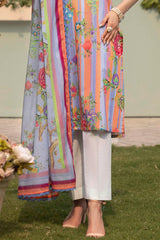 3 Piece Unstitched Printed Lawn Suit SD-52108