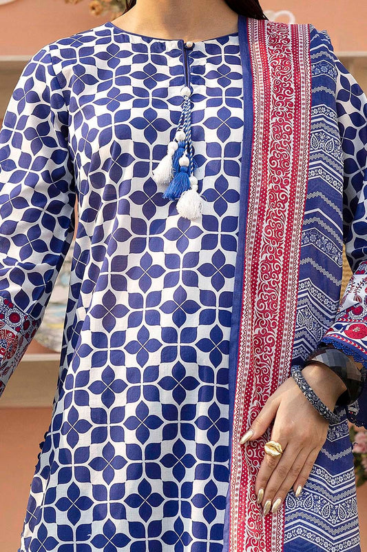 3 Piece Unstitched Printed Lawn Suit SD-52110