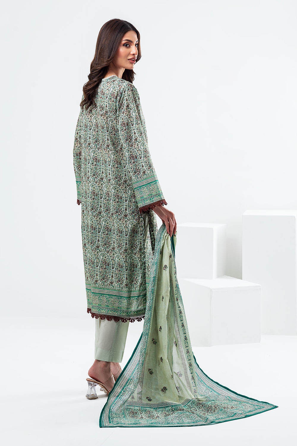 3 Piece Unstitched Printed Lawn Suit SD-52127