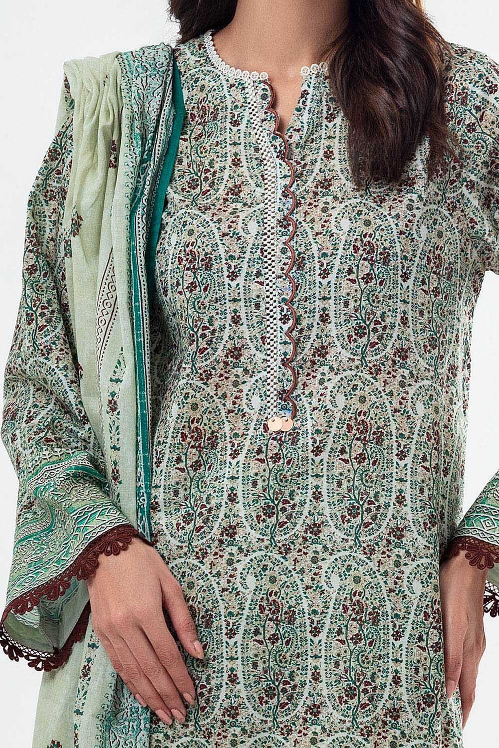3 Piece Unstitched Printed Lawn Suit SD-52127