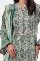 3 Piece Unstitched Printed Lawn Suit SD-52127