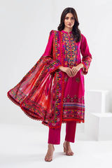 3 Piece Unstitched Printed Lawn Suit SD-52129