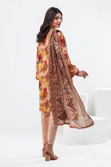 3 Piece Unstitched Printed Lawn Suit SD-52132