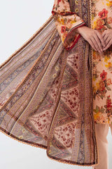 3 Piece Unstitched Printed Lawn Suit SD-52132