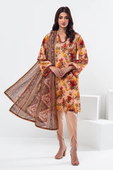 3 Piece Unstitched Printed Lawn Suit SD-52132