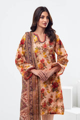 3 Piece Unstitched Printed Lawn Suit SD-52132