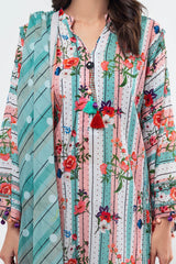 3 Piece Unstitched Printed Lawn Suit SD-52133