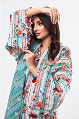 3 Piece Unstitched Printed Lawn Suit SD-52133