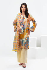 3 Piece Unstitched Printed Lawn Suit SD-52134