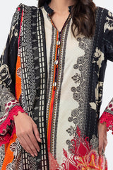 3 Piece Unstitched Printed Lawn Suit SD-52136