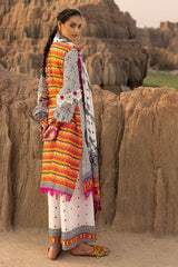 3 Piece Unstitched Printed Lawn Suit CL-52590