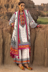 3 Piece Unstitched Printed Lawn Suit CL-52590
