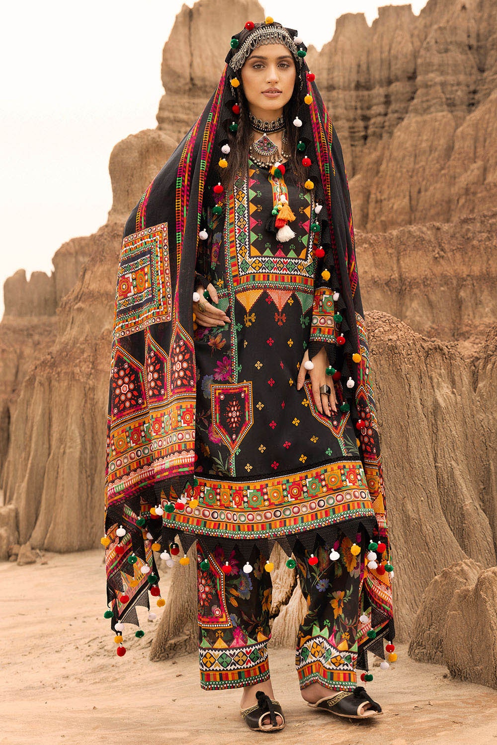 3 Piece Unstitched Printed Lawn Suit CL-52591