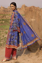 3 Piece Unstitched Printed Lawn Suit CL-52592