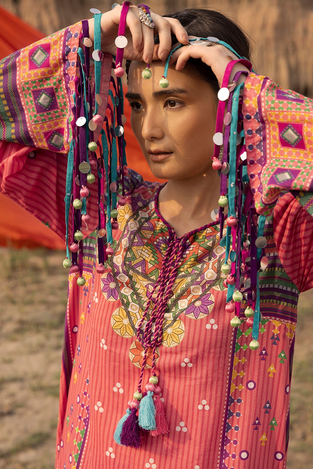3 Piece Unstitched Printed Lawn Suit CL-52593