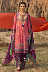 3 Piece Unstitched Printed Lawn Suit CL-52593