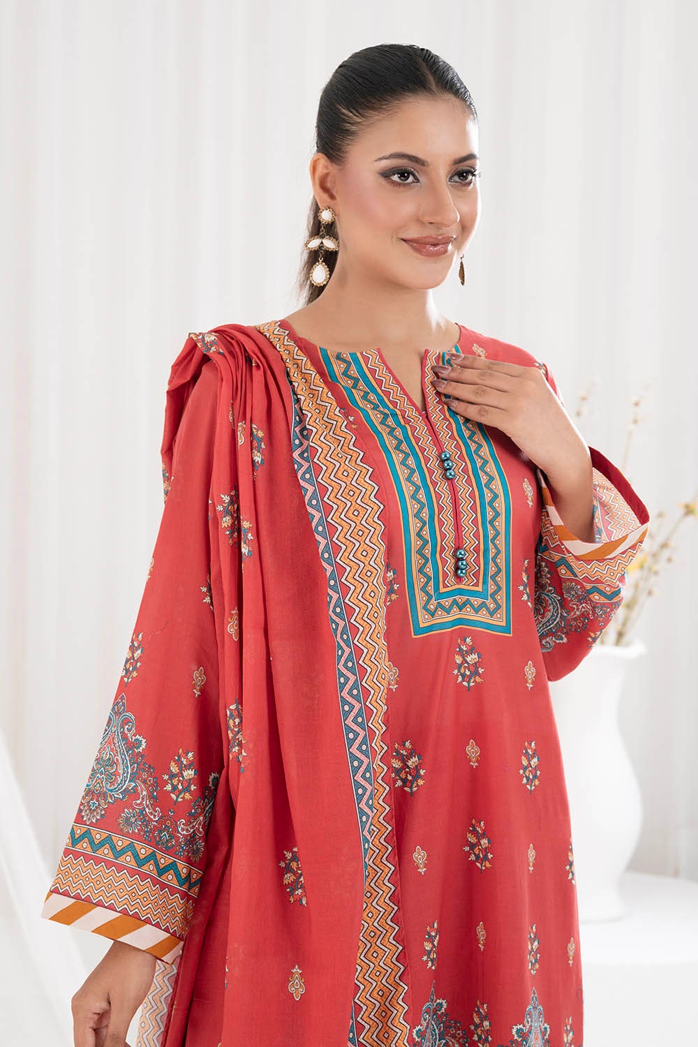 3 Piece Unstitched Printed Lawn Suit CLP-52185