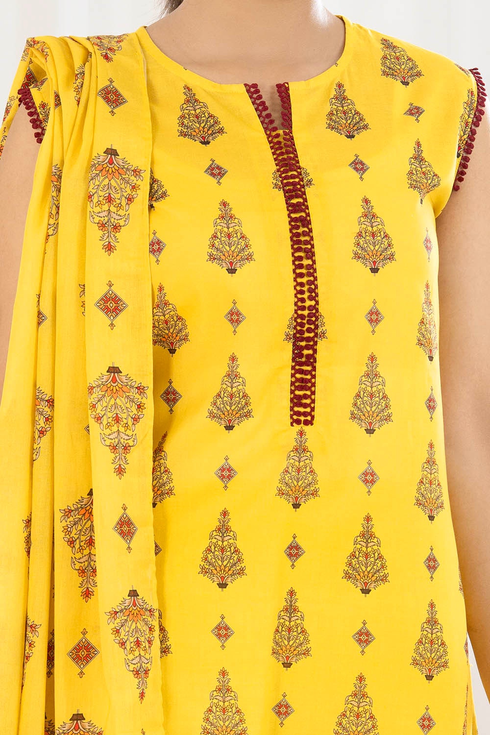 3 Piece Unstitched Printed Lawn Suit CLP-52199
