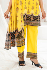 3 Piece Unstitched Printed Lawn Suit CLP-52199