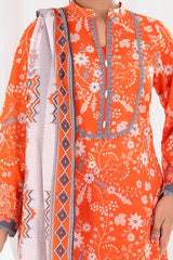 3 Piece Unstitched Printed Lawn Suit CLP-52207