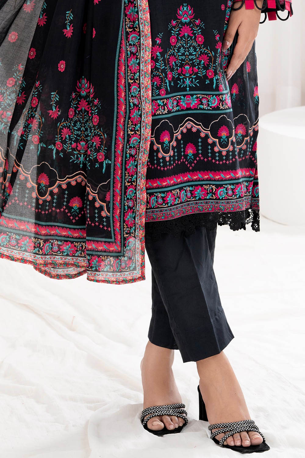 3 Piece Unstitched Printed Lawn Suit