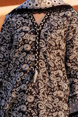 3 Piece Unstitched Printed Lawn Suit B-52001