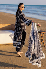 3 Piece Unstitched Printed Lawn Suit B-52002
