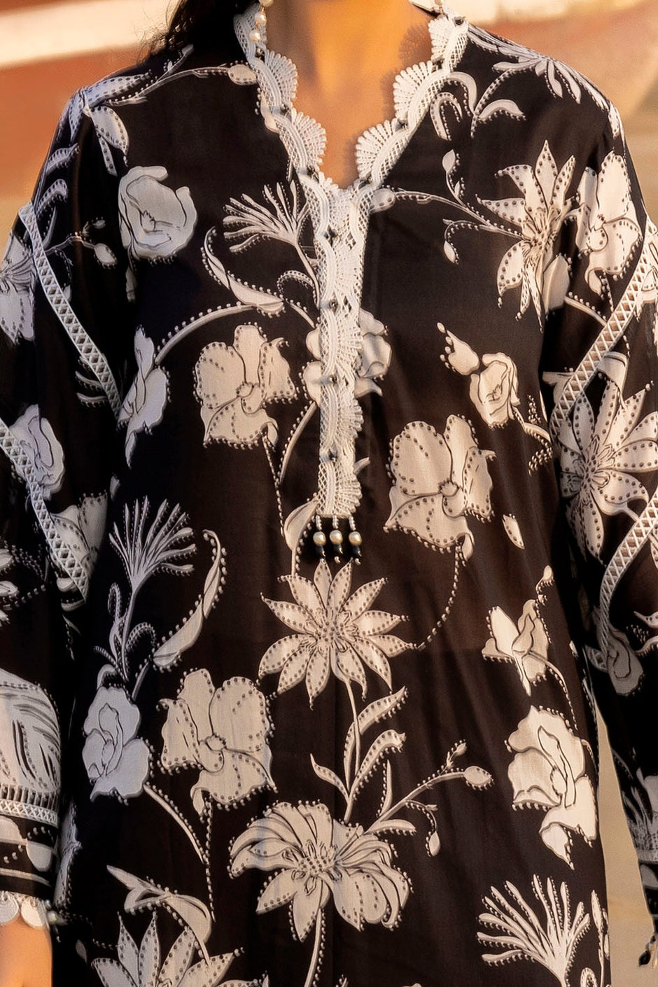 3 Piece Unstitched Printed Lawn Suit