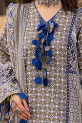 3 Piece Unstitched Printed Lawn Suit CL-52638