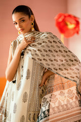 3 Piece Unstitched Printed Lawn Suit CL-62012